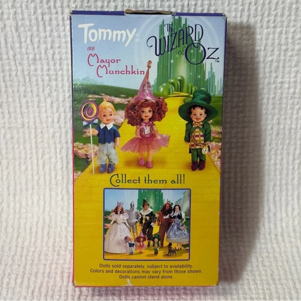 Tommy Mayor Munchkin 1999 Mattel Wizard Oz Barbie Doll NIB box vtg toy figure